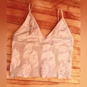 Lace tank top